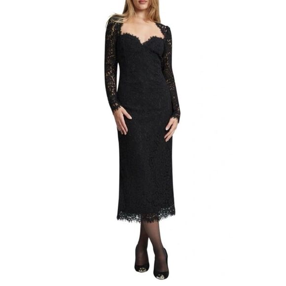 BARDOT AURORA LACE MIDI DRESS NWT IN STORES $149 US 4/S - Picture 1 of 5